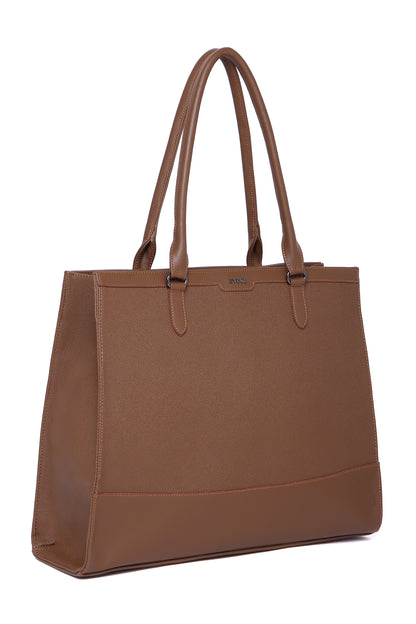 EVOKE NOIR LUXE TOTE - 2182 MOCHA TAN